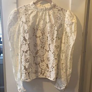 Lace long sleeve top from WAYF size small